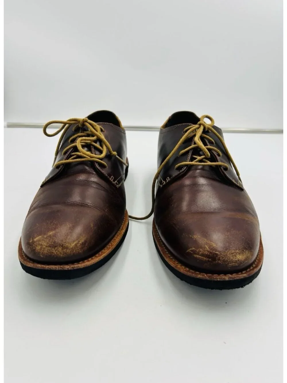 Timberland Classic Oxford Lace-Up Shoes Brown Genuine Leather Men's Size 13